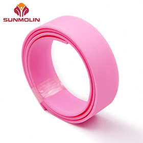 pink TPU PVC coated webbing