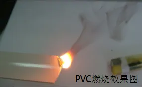 burn PVC coated webbing