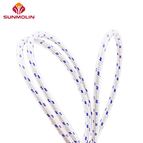 Grey waterproof tpu rope with blue dots