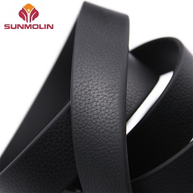 leather look pvc coated webbing