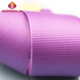 Coated webbing for climbing harness
